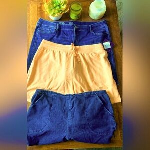 3 piece shorts lot sz 2x